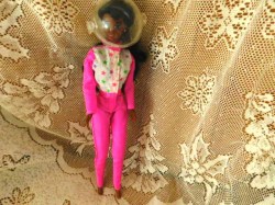 black barbie helmet